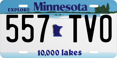 MN license plate 557TVO