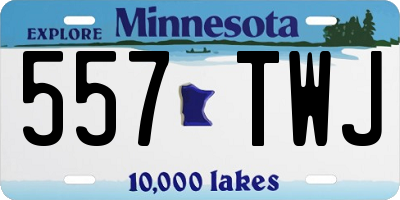 MN license plate 557TWJ