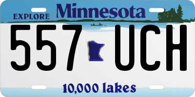 MN license plate 557UCH