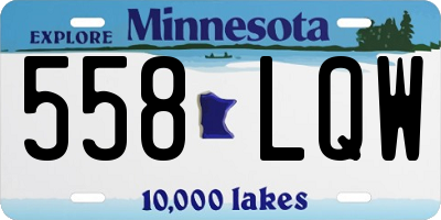 MN license plate 558LQW