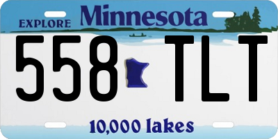 MN license plate 558TLT
