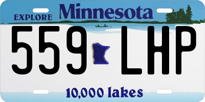 MN license plate 559LHP