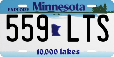 MN license plate 559LTS