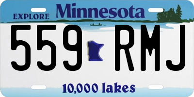 MN license plate 559RMJ
