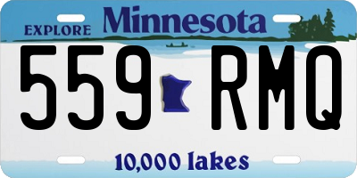 MN license plate 559RMQ