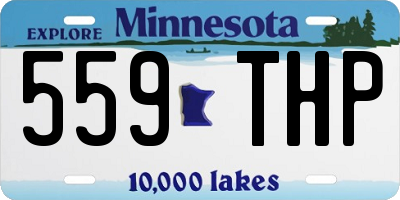 MN license plate 559THP