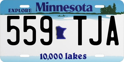 MN license plate 559TJA