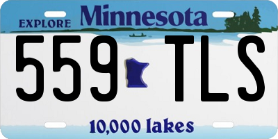 MN license plate 559TLS