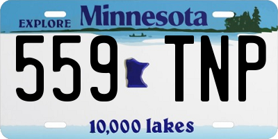 MN license plate 559TNP