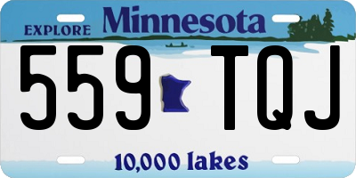 MN license plate 559TQJ