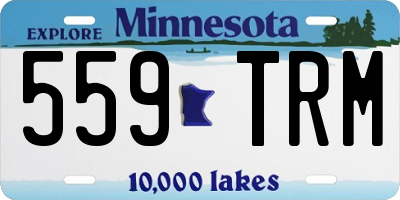 MN license plate 559TRM