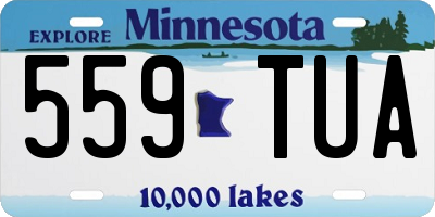 MN license plate 559TUA