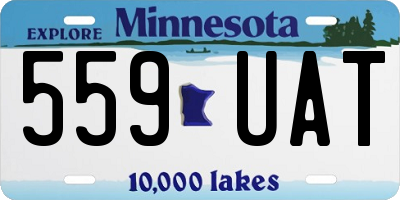 MN license plate 559UAT
