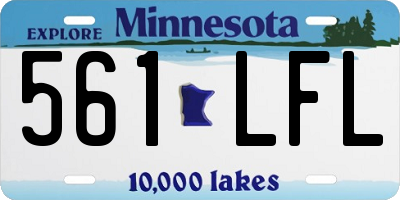 MN license plate 561LFL