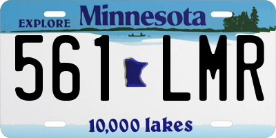 MN license plate 561LMR