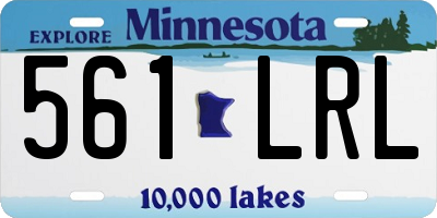 MN license plate 561LRL
