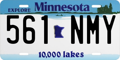 MN license plate 561NMY