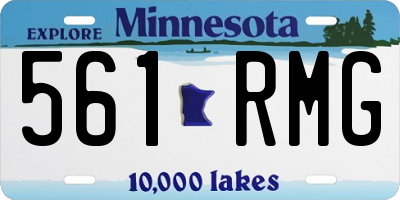 MN license plate 561RMG