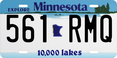 MN license plate 561RMQ