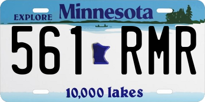 MN license plate 561RMR