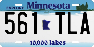 MN license plate 561TLA