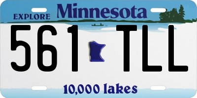 MN license plate 561TLL