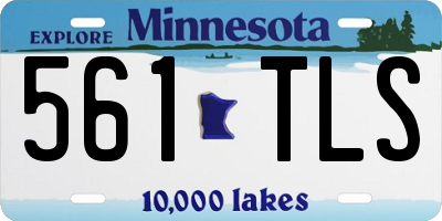 MN license plate 561TLS