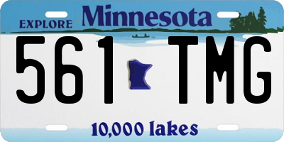 MN license plate 561TMG