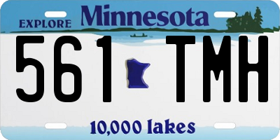MN license plate 561TMH