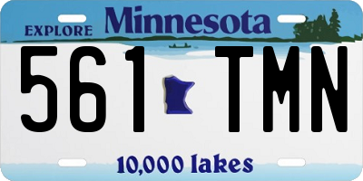 MN license plate 561TMN