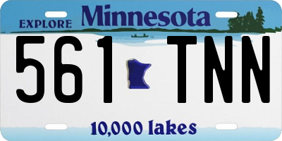 MN license plate 561TNN