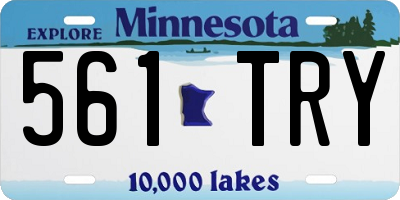 MN license plate 561TRY
