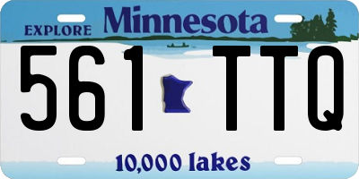 MN license plate 561TTQ