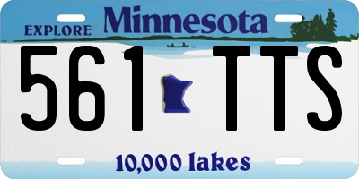MN license plate 561TTS