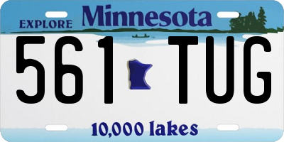 MN license plate 561TUG