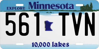 MN license plate 561TVN