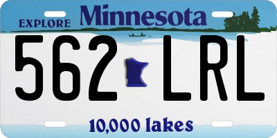 MN license plate 562LRL