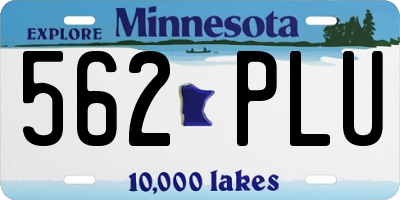 MN license plate 562PLU