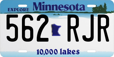 MN license plate 562RJR