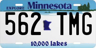 MN license plate 562TMG