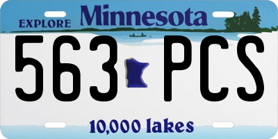 MN license plate 563PCS