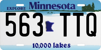 MN license plate 563TTQ