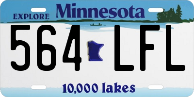 MN license plate 564LFL