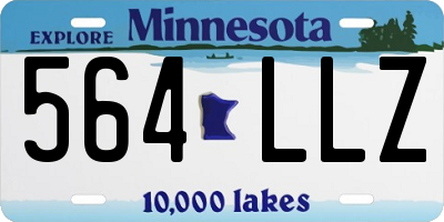 MN license plate 564LLZ