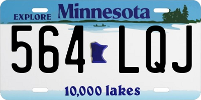 MN license plate 564LQJ