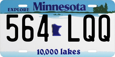 MN license plate 564LQQ