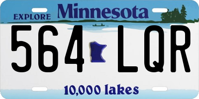 MN license plate 564LQR