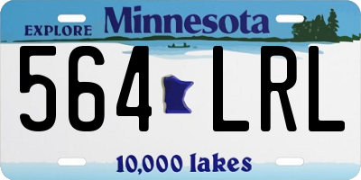 MN license plate 564LRL