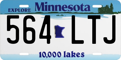 MN license plate 564LTJ