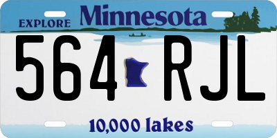 MN license plate 564RJL